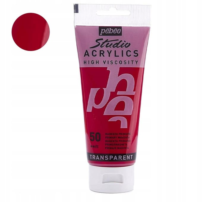 Pebeo Studio Acrylverf 100ml - Prima Magenta