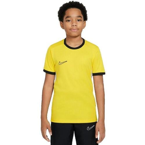 Nike Team T-shirt Kinderen Dri-FIT Academy 25 SS Geel - Maat S