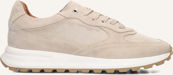 STEFANO LAURAN Champ Sneakers - Suède - Heren - Beige - Maat 43