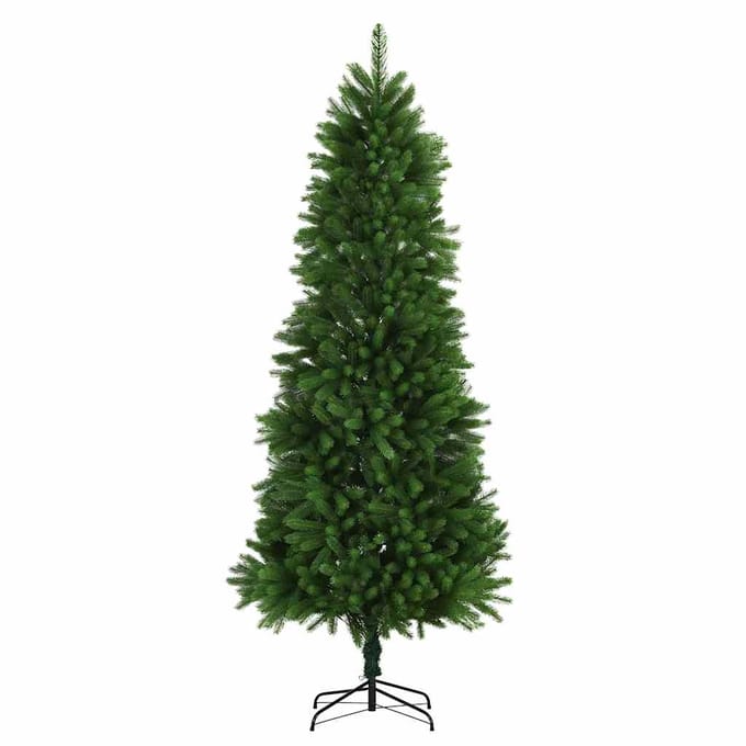 vidaXL - Kunstkerstboom - met - levensechte - naalden - 240 - cm - groen