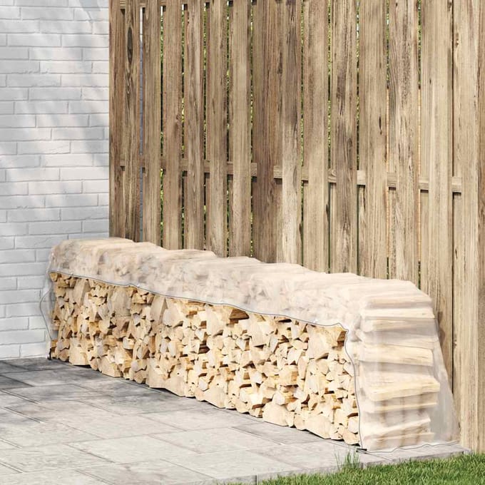 vidaXL - Doorzichtig - zeildoek - met - zeilringen - 1x6 - m - polyethyleen