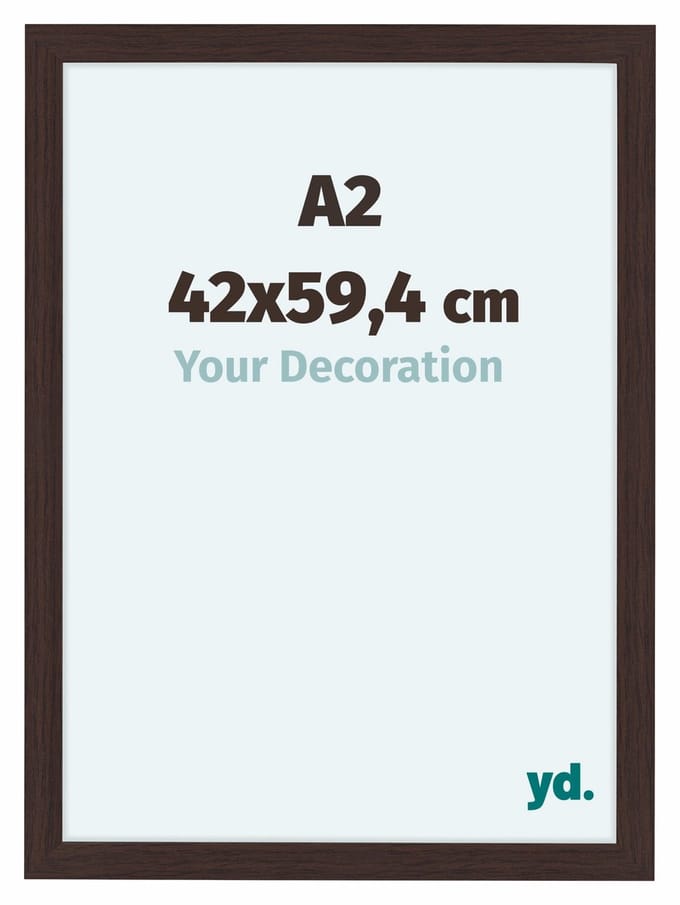 Your Decoration - Fotolijst A2 42x59,4 cm - MDF - Eiken Donker - Como