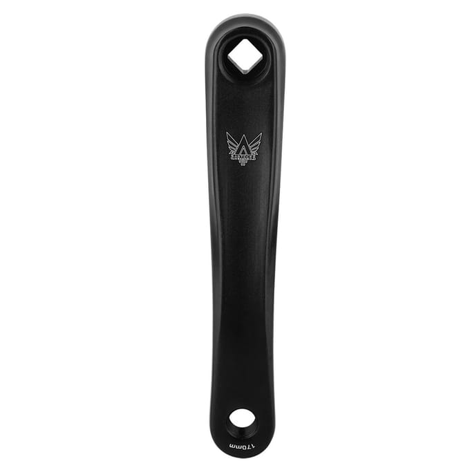 170mm Fiets Aluminiumlegering Linker Enkele Kettingblad Crankarm Vervangend Accessoire Black diamond hole