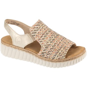 Rieker Sandalen Plat Sandalen Plat - beige - Maat 36
