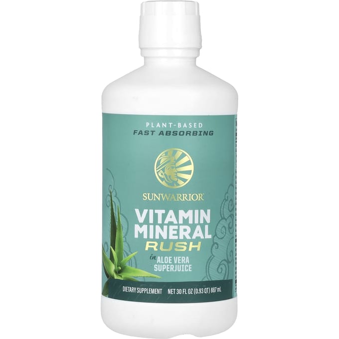 Sunwarrior, Vitamin Mineral Rush, Super Jus d'Aloe Vera, 30 fl oz (887 ml)