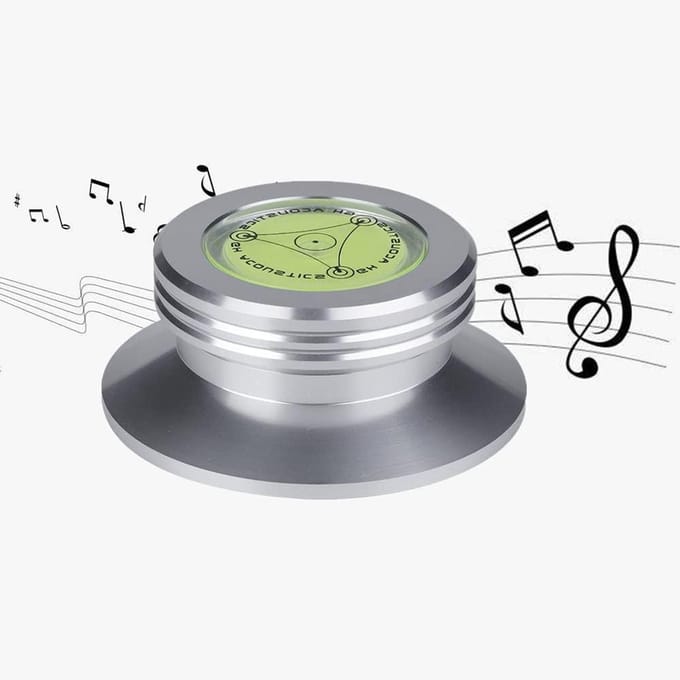Allecta - Schallplatten Gewichte Vinyl Plattenspeler Metaal Disc Stabilizer 225g Gewicht