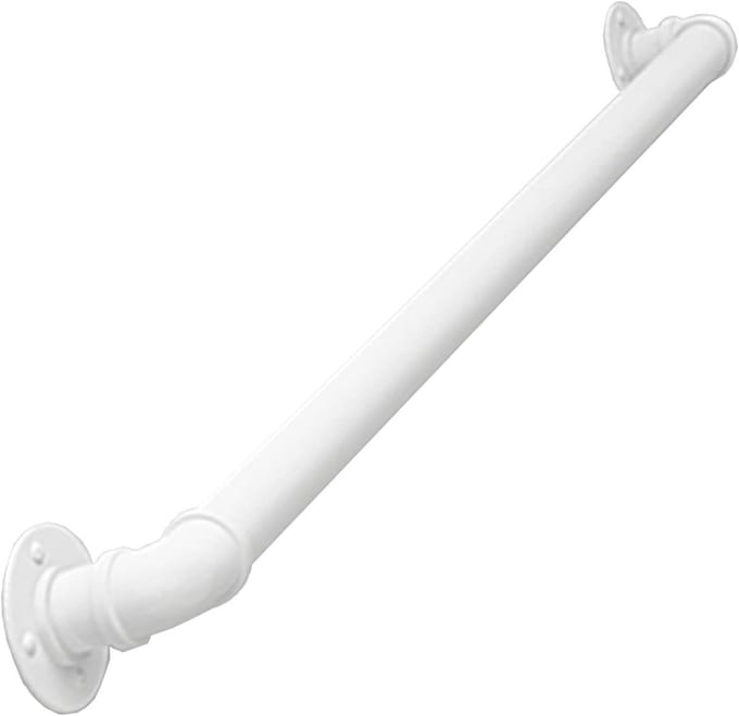 Leuningtrap - Wandleuning - Veiligheid Thuis - Robuust Metaal - Tot 200kg - Wit
