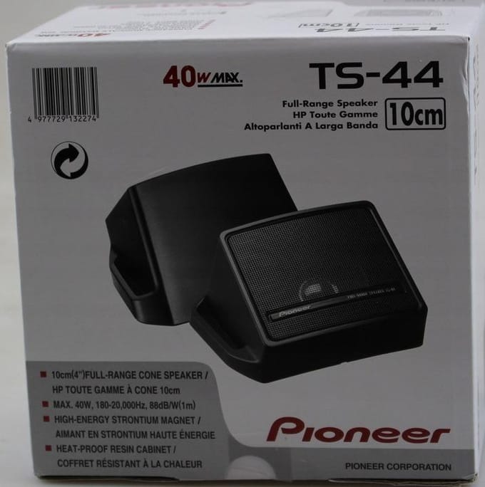 Pioneer TS-44  Autospeakers 2 weg opbouw - 40 W