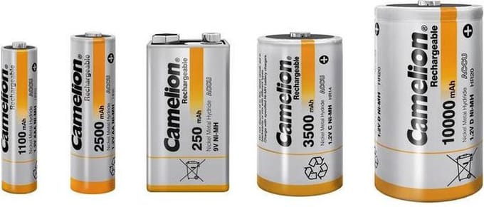 Mignon (AA) 2500mAh NiMH-batterij - 2 stuks