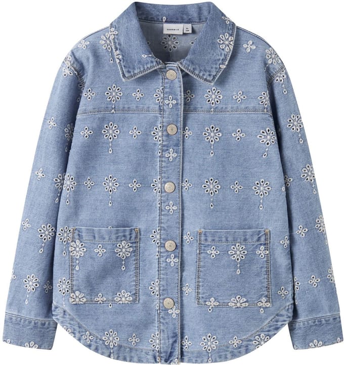 Name it Spijkerjas Broderie anglaise