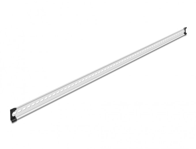 DIN-rail met sleufgaten | 100 x 3,5 x 0,75 cm | aluminium