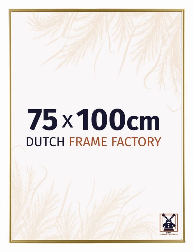 Fotolijst 75x100 cm - Kunststof - Goud - Easy