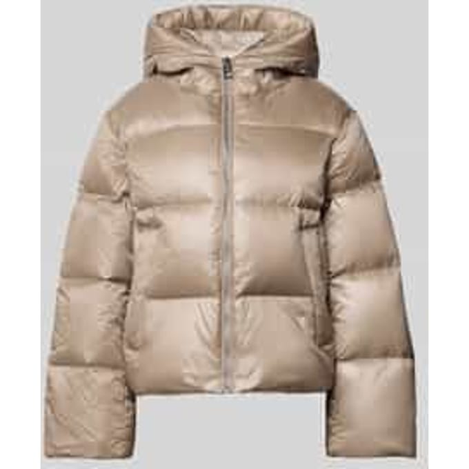 Regular fit donsjack met capuchon