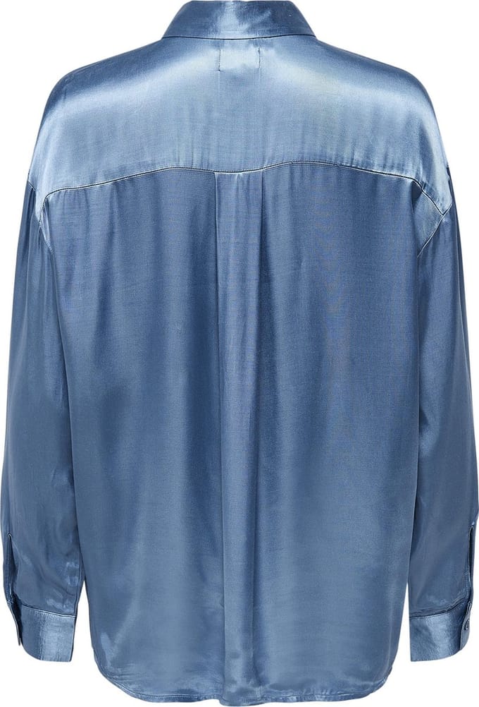 ONLY - Maat S - ONLJOJO BUTTON DNM SHIRT Dames Blouse