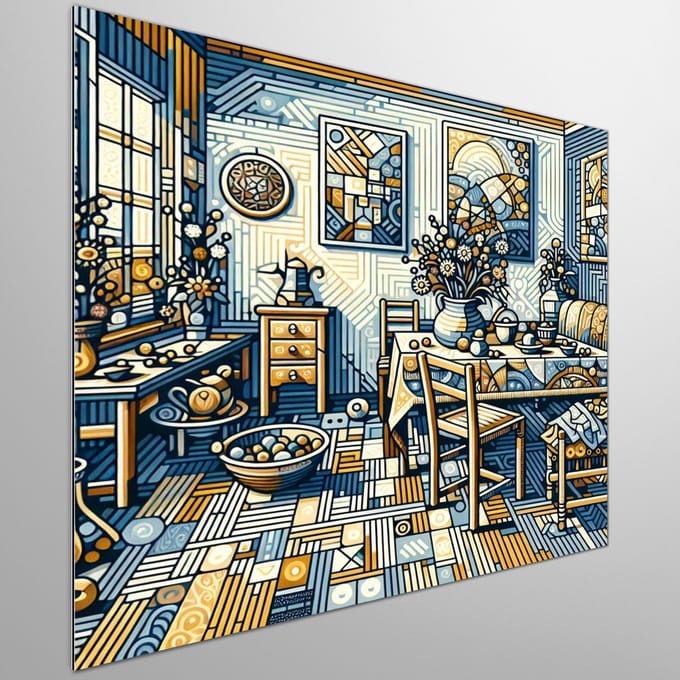 Kunstprint | Wanddecoratie | Dibond | 30 × 30 cm