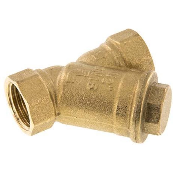 G1/2'' Y-Filter 0.2mm Messing NBR 20bar