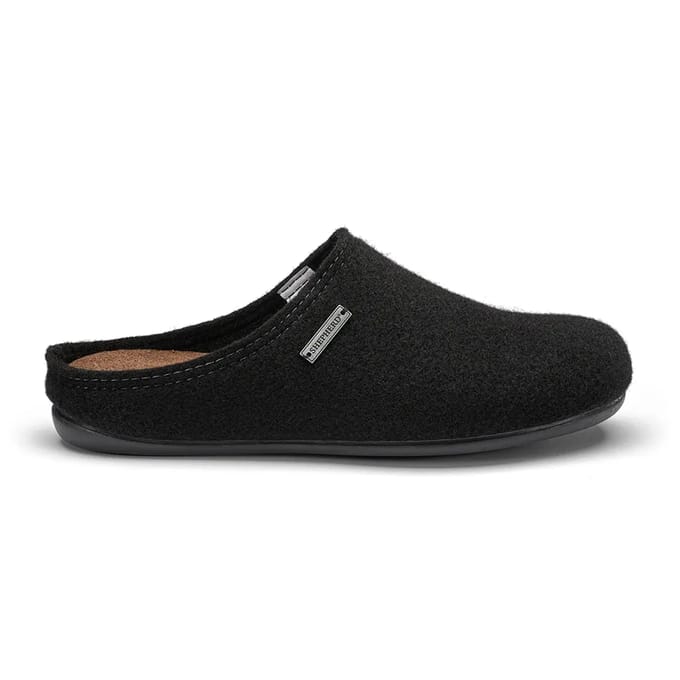 Shepherd Jon Heren Sloffen - Black - Maat 46