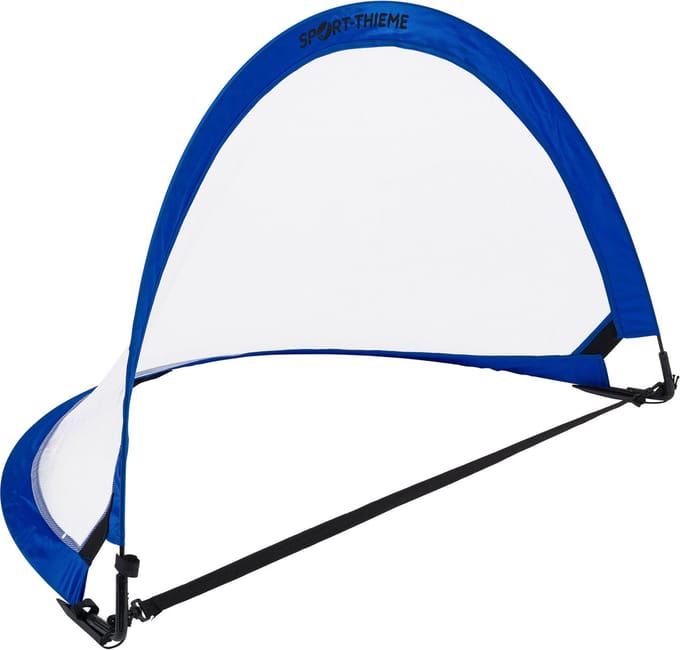 Adrenix Voetbaldoel Pop-up Speelset, Set van 2 Blauw