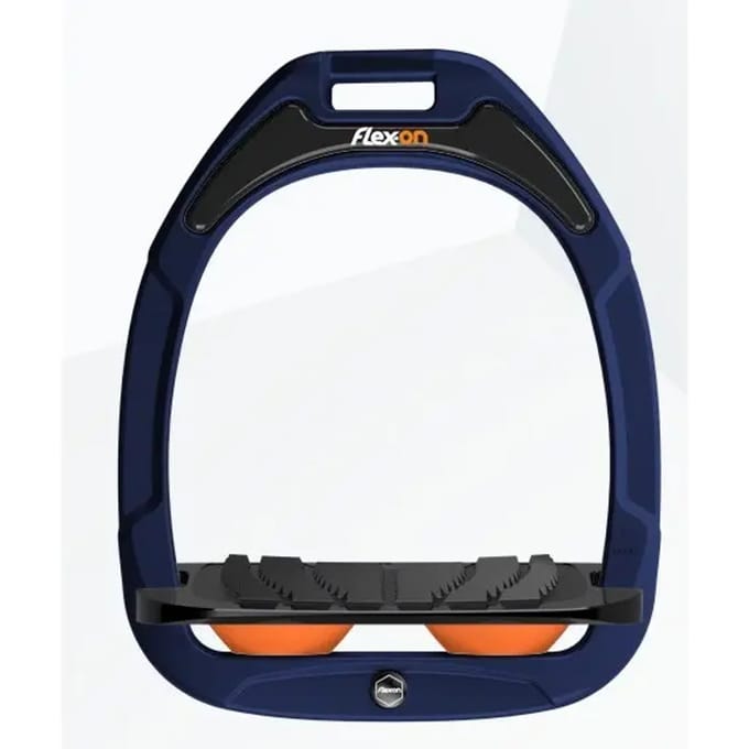Incline Grip Rijbeugels Marine/Zwart/Oranje Flex-On Green Composite