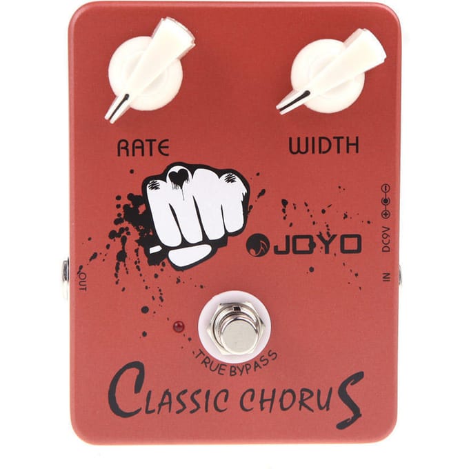 Pédale d'effet pour guitare électrique JOYO JF-05 Chorus Classique Conception True Bypass brown