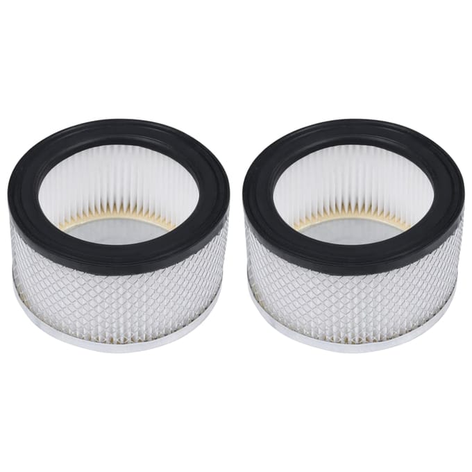 vidaXL HEPA-filters 2 st voor asstofzuigers wasbaar