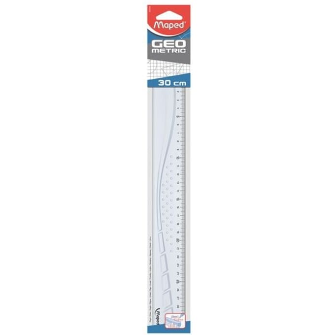 Liniaal Maped Geometric 30cm transparant