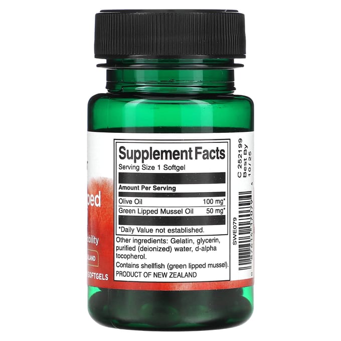 Groenlipmossel, 30 Softgels
