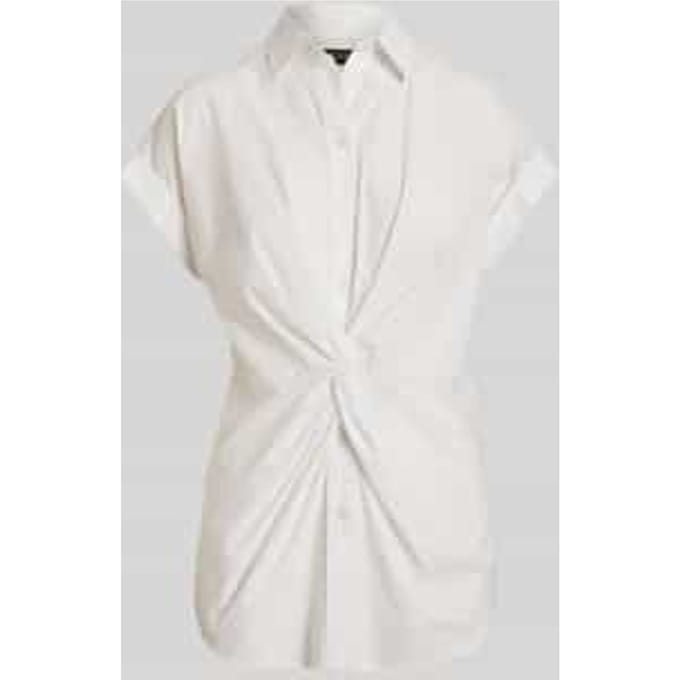 regular fit blouse van katoenmix