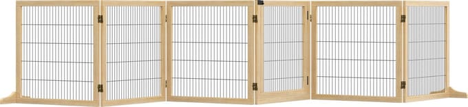 PawHut - Huisdierhek - 2 steunvoeten - Opvouwbaar - Robuust