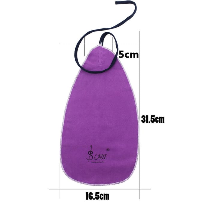 Chiffon de nettoyage pour Tube intérieur, clarinette Piccolo, flûte, saxophone violet