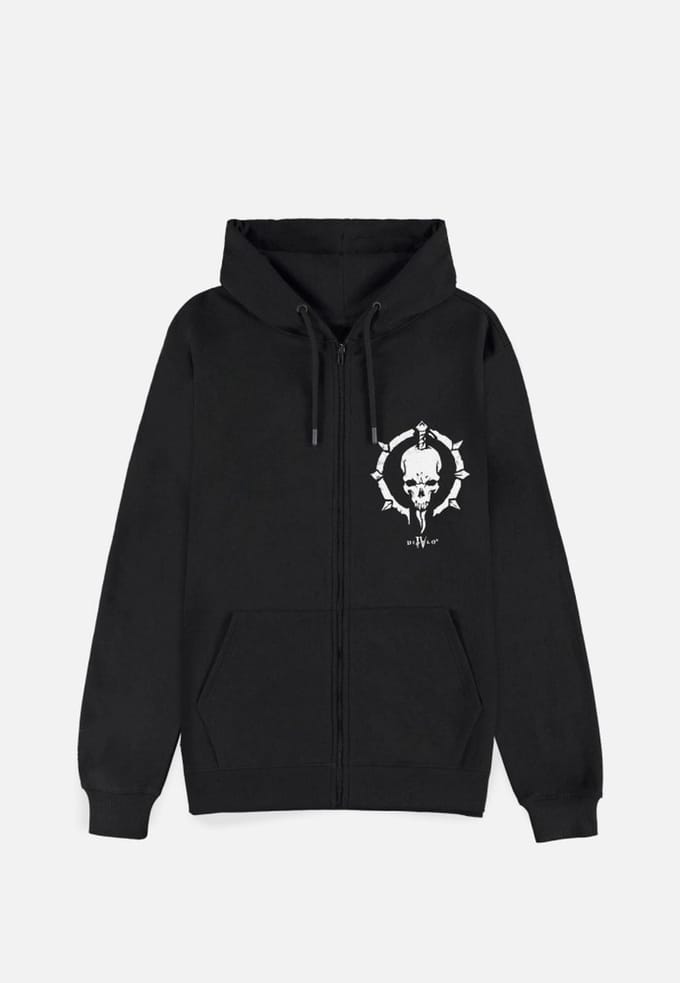Diablo - Diablo IV - Necromancer Sigil Vest met capuchon - M - Zwart