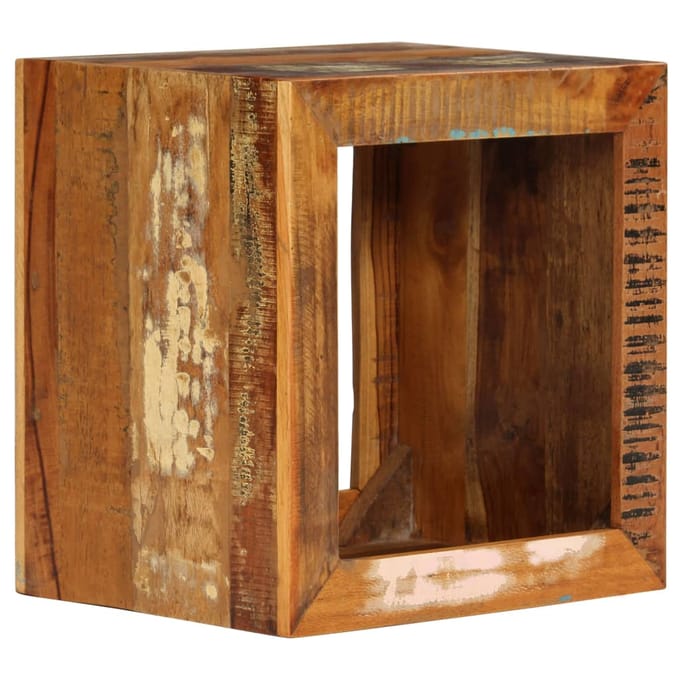 vidaXL - Kruk - 40x30x40 - cm - massief - gerecycled - hout