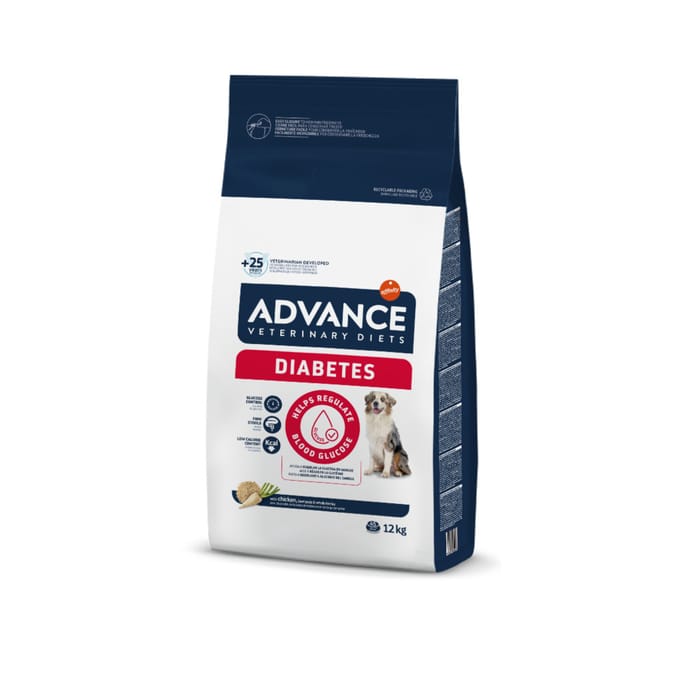 12kg Advance Veterinary Diets Diabetes Colitis Hondenvoer