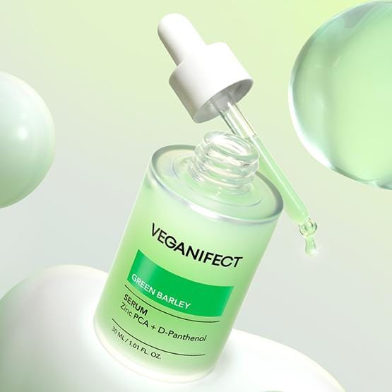 [Veganifect] Green Barley Serum 30ml white