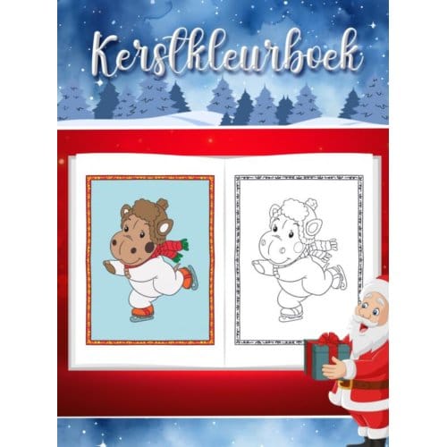 Leuk Kerst Kleurboek Voor Kinderen - Mieke Stevens