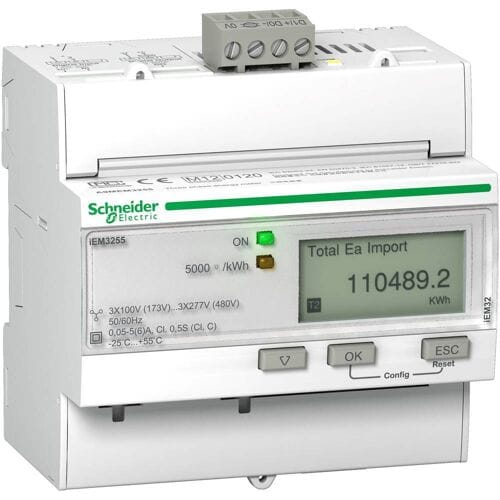 Schneider Electric A9MEM3255 A9MEM3255 Digitale kWh-meter Digitaal Conform MID: Ja Piece 1 stuk(s)
