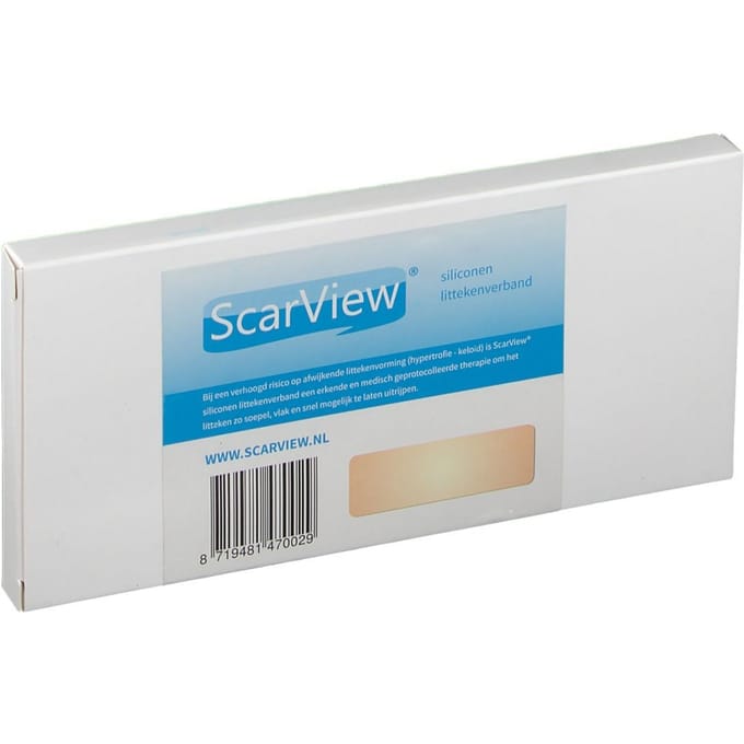 Scarview Elastisch Silicoon 5x15 cm SCARV02 2 Pleister