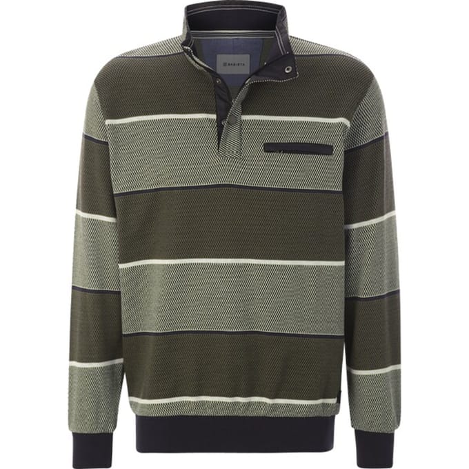 Babista herren Sweatshirt - 56/58 - donkergroen - Plus Size
