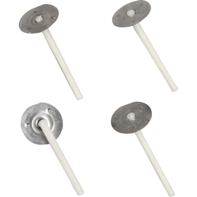 Creativ Company Waxed Kaarsenlonten l:35 mm 100 stuks
