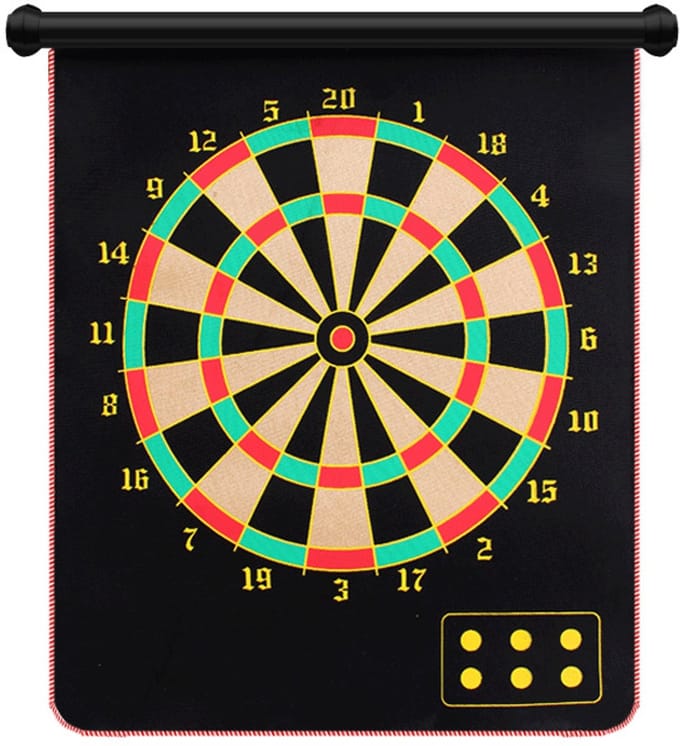 Dubbelzijdig magnetisch dartbord / Set met magnetische darts M