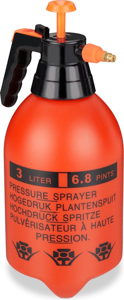 Plantensproeier drukspuit 3 l - onkruidspuit - kunststof