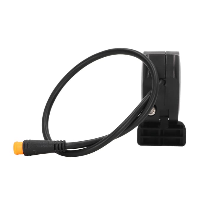 Elektrische Fiets Duimgashendel Accelerator 130X Vingergashendel met Waterdichte Connector Fiets black
