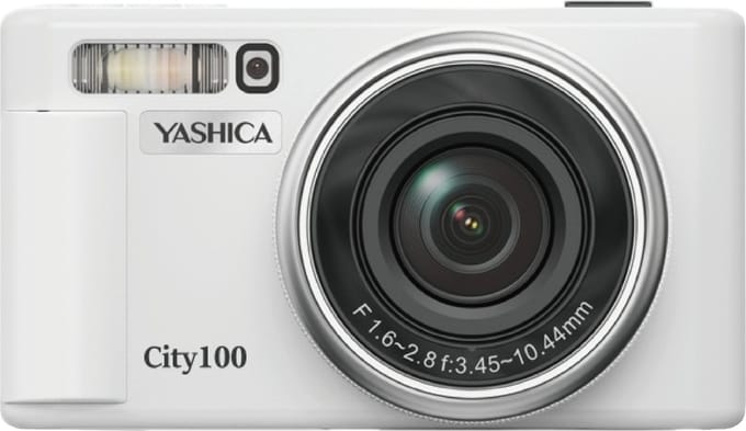 Yashica City 100 Compactcamera 72 MP CMOS Zilver, Wit