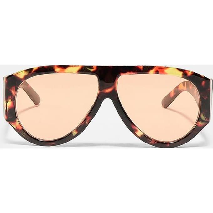 Stradivarius Zonnebril met schildpadmotief  Oranje OS