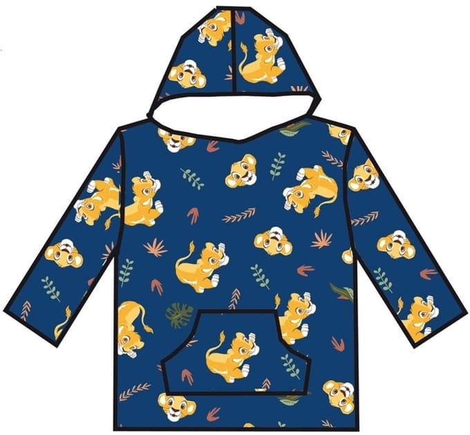 Disney The Lion King hoodie poncho 7 - 14 jaar polyester