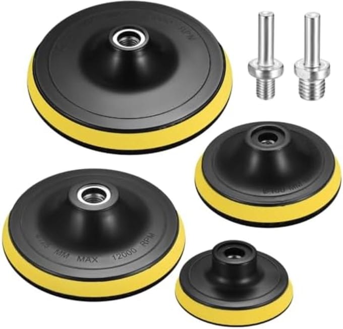 Set van 4 Universele Polijstplaten voor Auto en Meubels