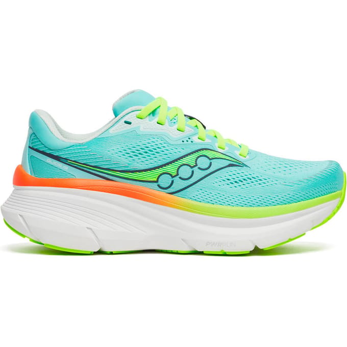 Saucony Guide 19 Stabiliteitsschoen Dames-turkoois, geel