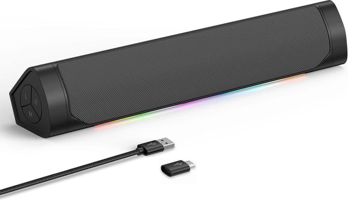 Lexium Mini Soundbar - Soundbar PC - PC Speaker - Speakers voor PC