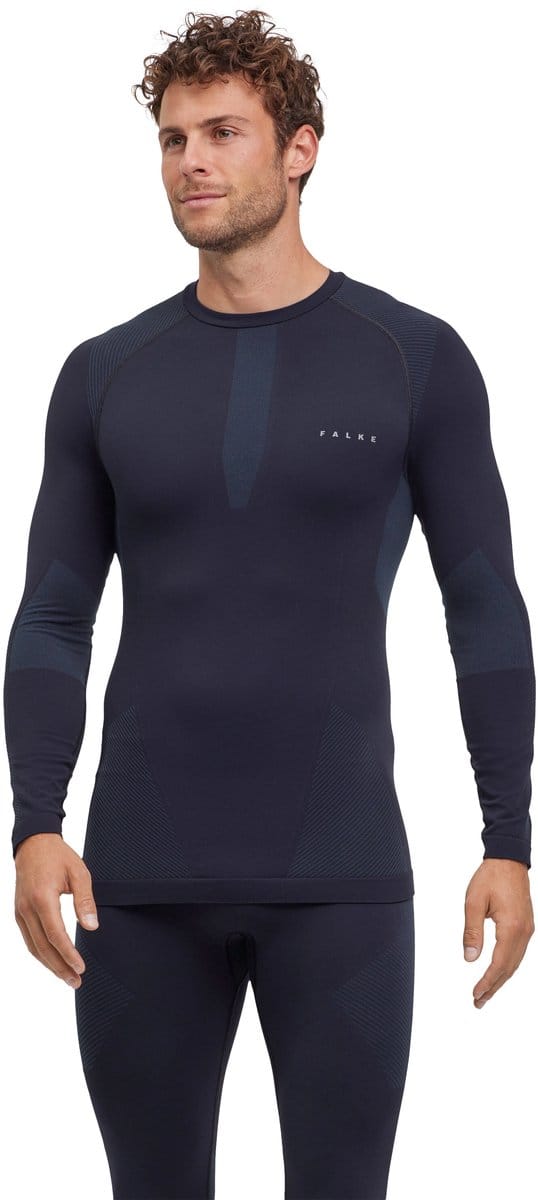 FALKE Warm Turtleneck sneldrogend functioneel functioneel shirt met lange mouwen heren zwart - maat XL
