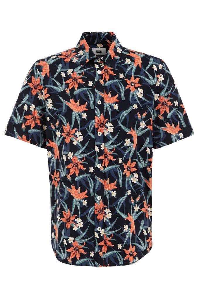 We Fashion Shirt Multi-coloured Maat: S | Casual Overhemden Outlet | Heren | Blauw